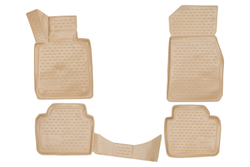 Коврики в салон для BMW 3 F30, 2012- 4 шт. (полиуретан, бежевые) NLC.3D.05.31.212K