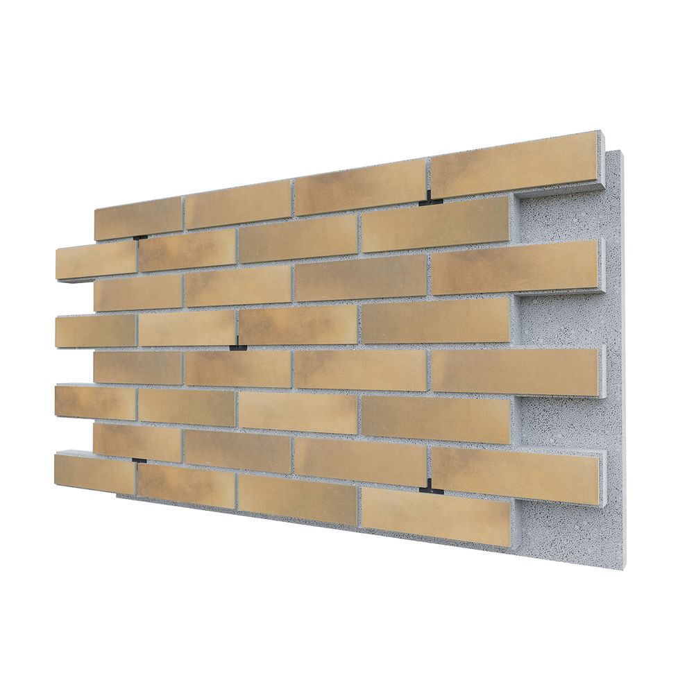 Негорючая термопанель ППС PRO BestPoint Retro Brick Masala 0,612 м², 1020x600 мм