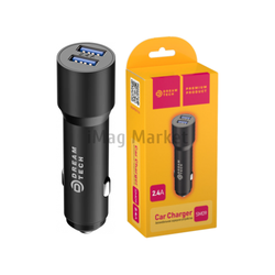 Автомобильное зарядное устройство Dream SM09, 2 USB-A, 10W, 2.4A, черный
