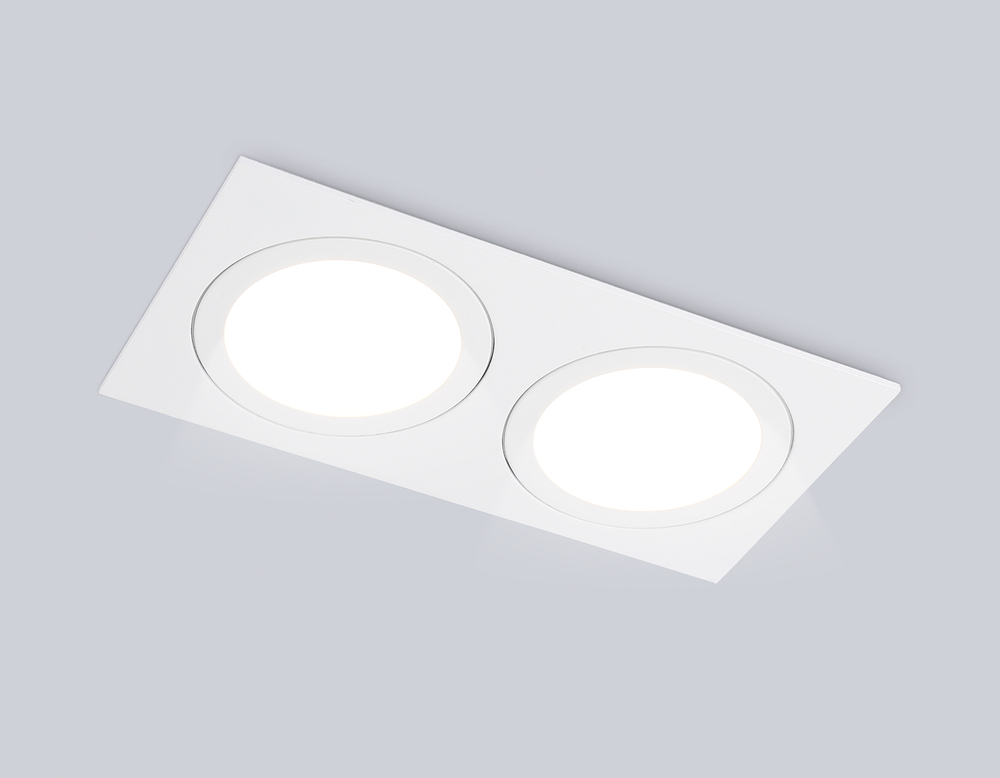 TN6612/2 WH белый IP44 GX53/2 max 15W 215*110*24