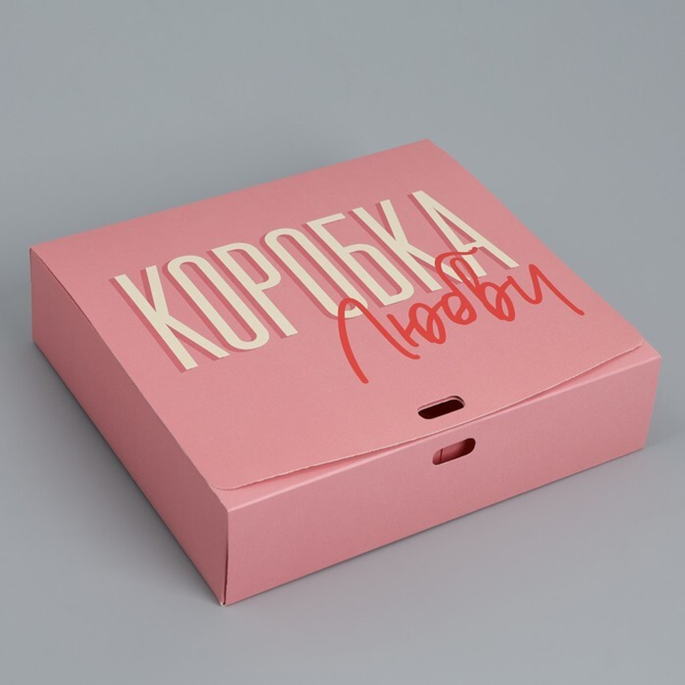 Коробка складная двухсторонняя «Коробка», 20 × 18 × 5 см
