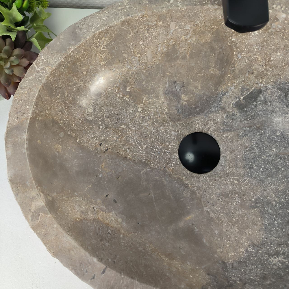 Раковина из мрамора Erozy Grey EM-64523 51*41*15 0188