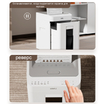 Шредер Deli, 5 уровень секретности (2x12мм), 100 листов, 26 литров, автоматический режим