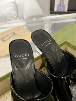Gucci Interlocking G Heel Sandal 5.5 cm