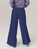 Школьные широкие брюки для девочки AT726-2 сапфировый