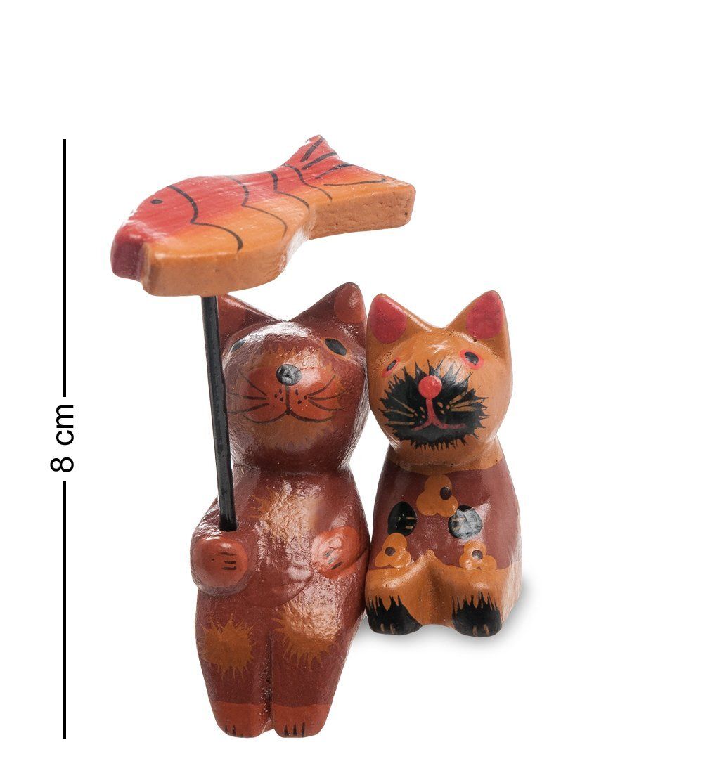Decor and Gift 28-032 Статуэтка mini КОТ и КОШКА под зонтиком, набор 2 шт, в асс.