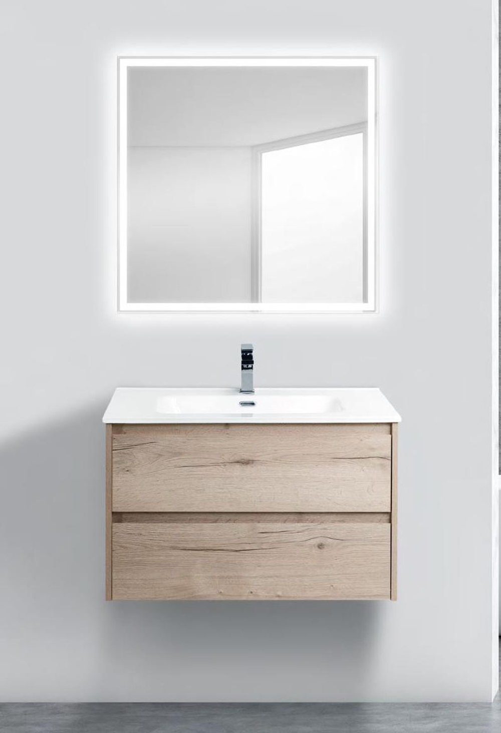 Тумба подвесная под раковину BelBagno KRAFT-800-2C-SO-RGB