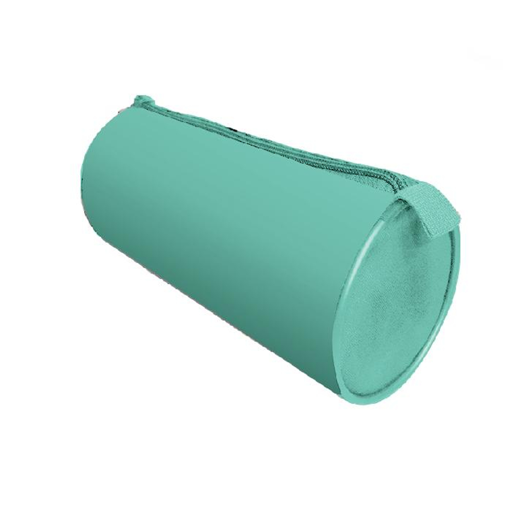 Пенал-тубус на молнии малый 210*65 мятный (Пчелка)