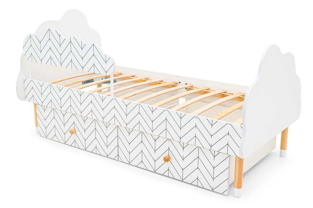 Детская кровать Бельмарко Stumpa Облако Ёлочки