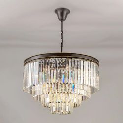 Citilux Мартин CL332141 Люстра хрустальная подвесная Прозрачная