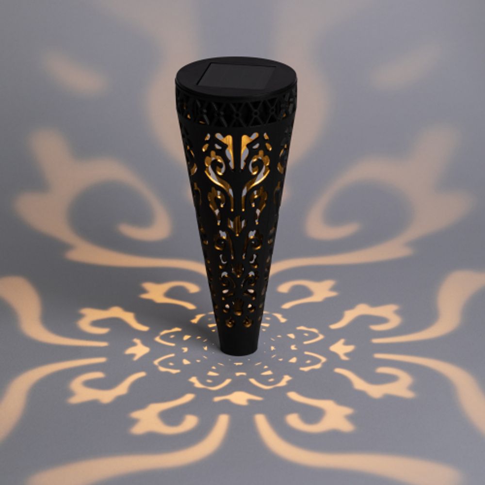 Светильник уличный ЭРА ERASF22-48 на солнечной батарее садовый Ажур 29 см | Садовые декоративные светильники