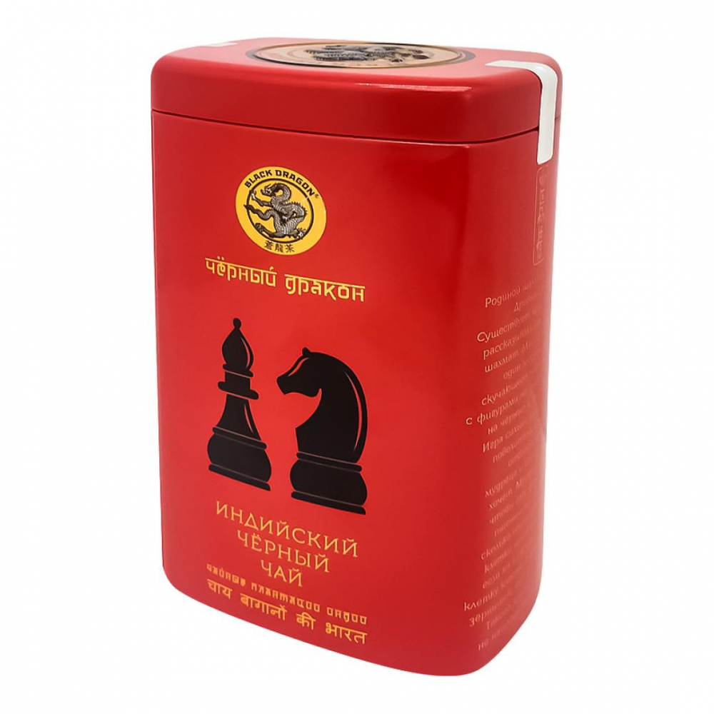 BLACK DRAGON Indian black tea Чай индийский черный ЖБ 100г