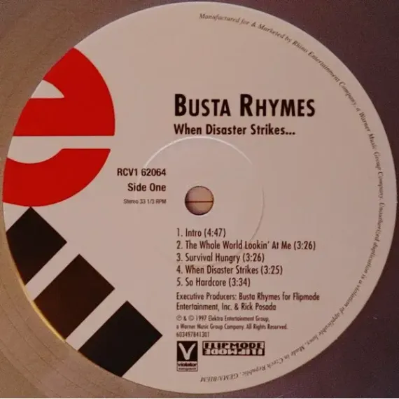 Busta Rhymes - When Disaster Strikes (coloured) LP