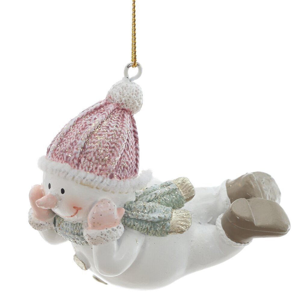 GAEM Фигурка декоративная подвесная "Снеговик", L6 W6,5 H6,5 см, 3в.