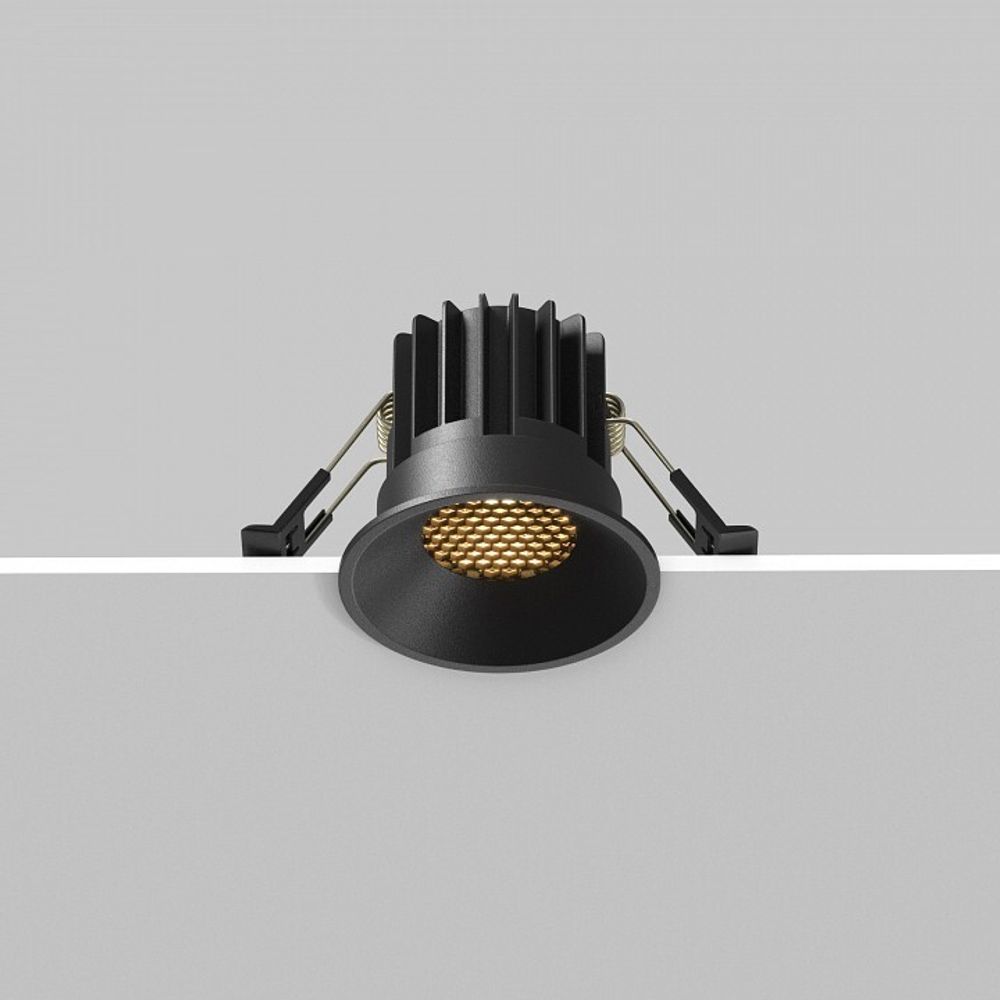 Встраиваемый светильник Maytoni Round DL058-7W2.7K-B