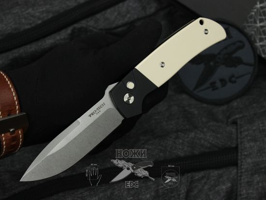 Складной нож Pro-Tech BT2751 Terzuola ATCF c клинком из стали CPM-Magnacut, рукоять алюминий / микарта