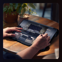 Чехол книжка от Nillkin для Xiaomi Pad 7 и 7 Pro, серия Bumper Pro Case-Multi Angle Folding Style, многофункциональный складной стиль