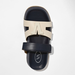 Кожаные шлепанцы Vittorio Virgili 6072 синий