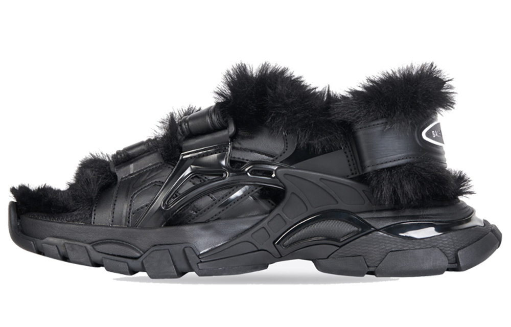 Balenciaga Track Sandal Fake Fur