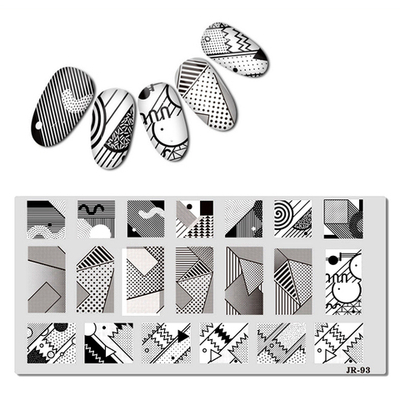 Пластина для стемпинга JR093*