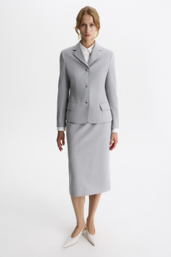 Юбка «Меланж» со шлицей