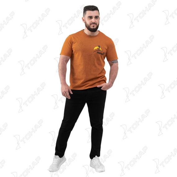 Футболка SUNRISE коричневый snow wash р.L (HS-TSBsw-L) Helios