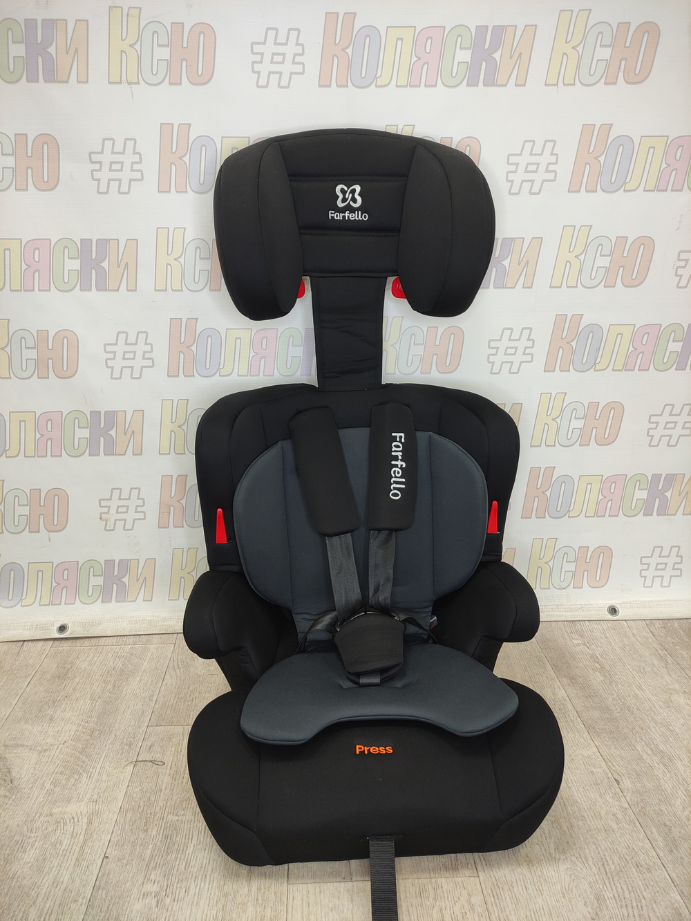 Автокресло детское Farfello YKO-933 группа 1/2/3 (9-36) черный