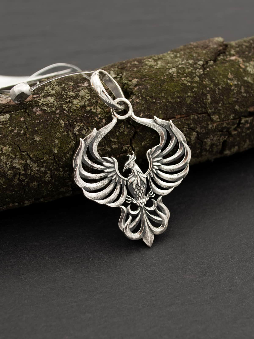 Картинка птица феникс ювелирное украшение.