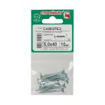 САМОРЕЗЫ СТРОЙБАТ УНИВЕРСАЛЬНЫЕ ОЦИНК 5,0Х40 10ШТ 1408