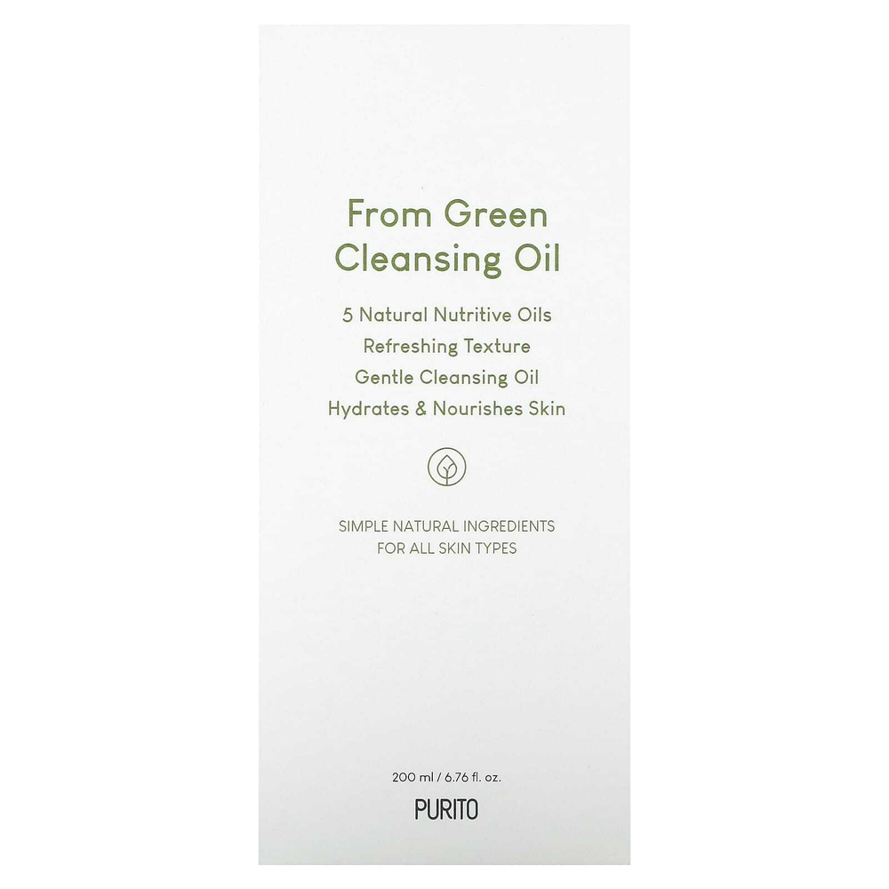 Purito, Из зеленого очищающего масла, 200 мл (6,76 жидк. унц.)
