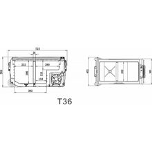 Автохолодильник компрессорный Alpicool T36 (12/24/220V)