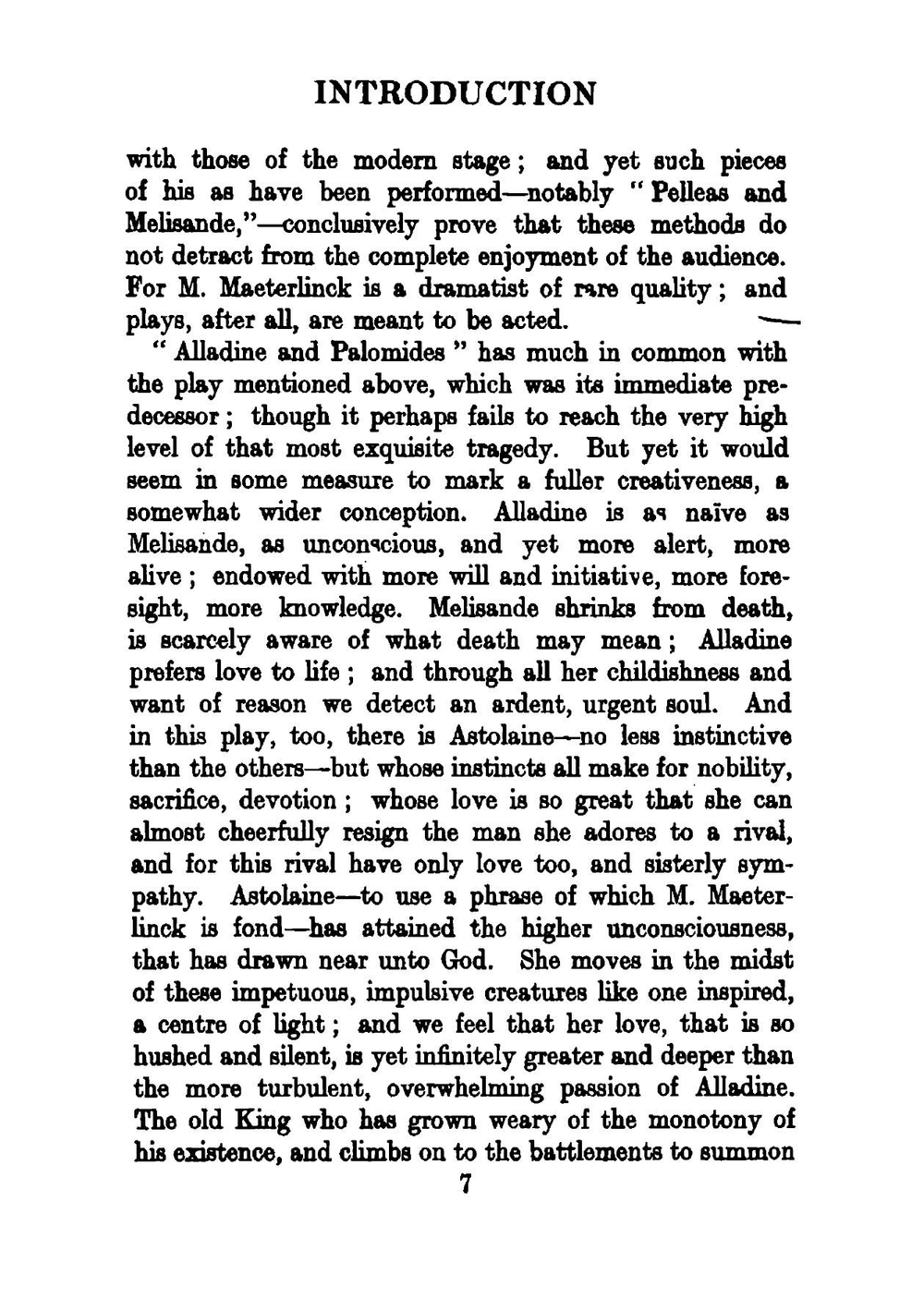 Three Little Dramas: Alladine and Palomides; Interior; Death of Tintagiles | Maurice Maeterlinck
