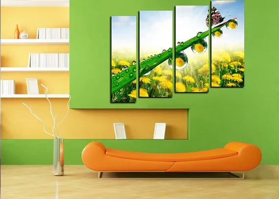 Модульная картина "Утренняя роса"