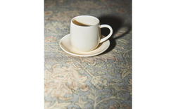 Zara Home чайная пара из каменной керамики, цвет кремовый, 9.3 см