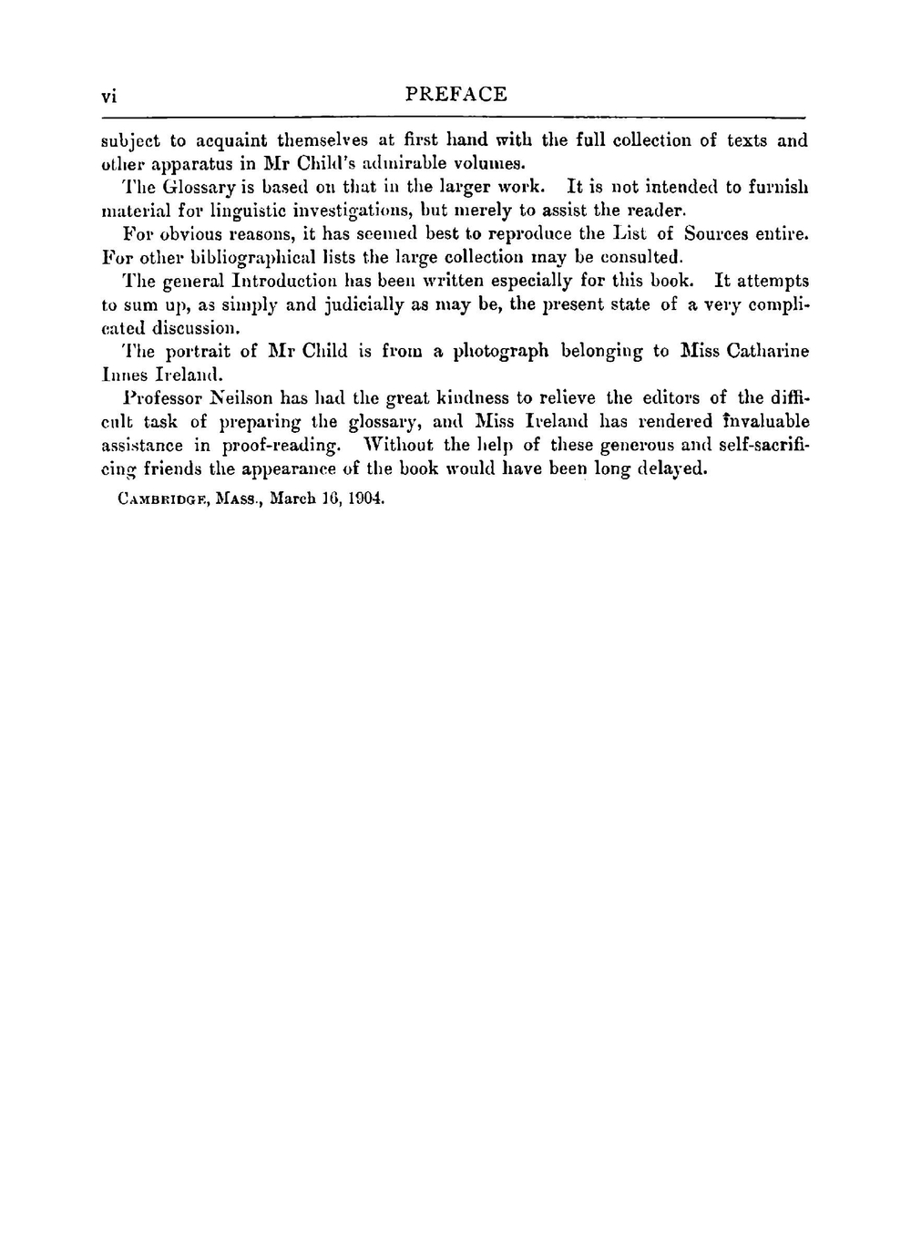 English and Scottish popular ballads | Child Francis James