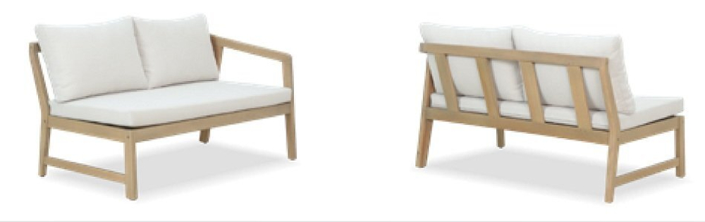 Комплект деревянной мебели Tagliamento Nara, песочный