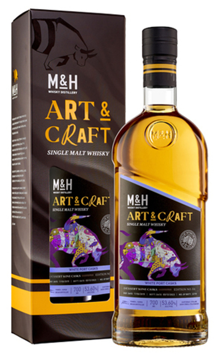 Виски M & H Art & Craft Port Dessert Wine Casks 53,6% 0,7 л