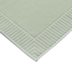 Коврик для ванной с фактурным бортиком мятного цвета из коллекции Essential, 50x80 см