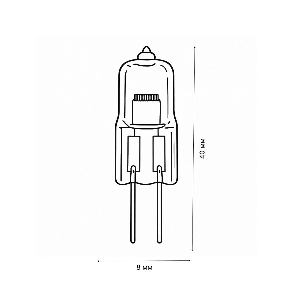 JC-12-35-G4 Лампа галогенная Картонная коробка