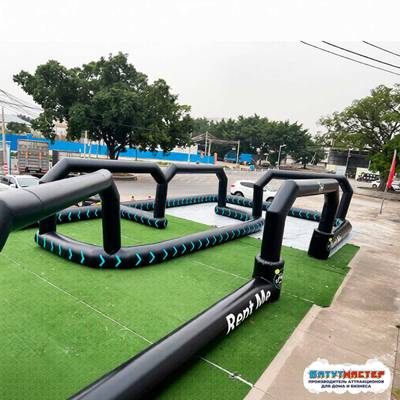 Надувная трасса «Профи-трек» для электромобилей, 20×10×3 м
