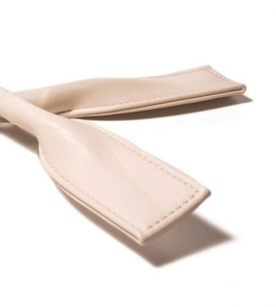 Ручки сумочные круглые широкие 70см, молочный [9002]