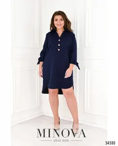 Платье 3127Б-синий Minova