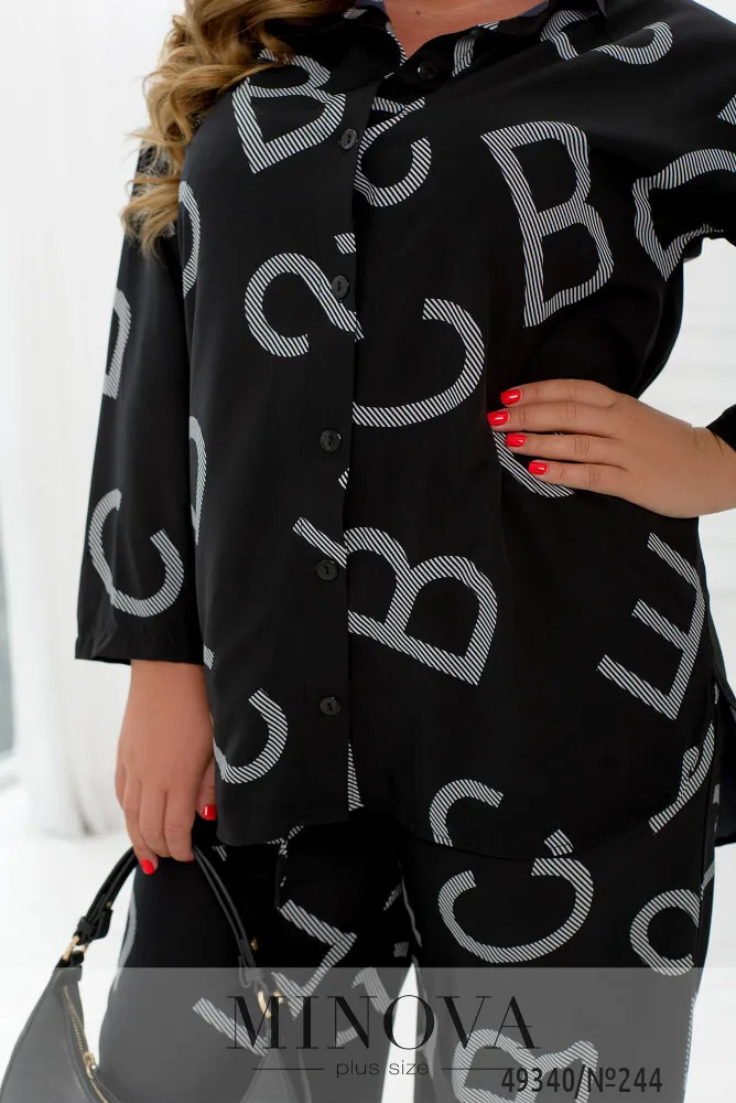 Костюм 244-черный Minova