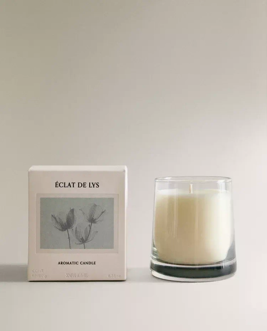 ZARA HOME АРОМАТИЧЕСКАЯ СВЕЧА ÉCLAT DE LYS (180 Г)