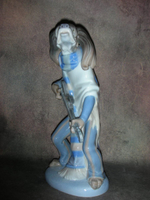 Статуэтка. Фарфор. Собака, играющая на гитаре. Lladro. Испания