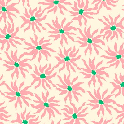 Простые нежные абстрактные цветы