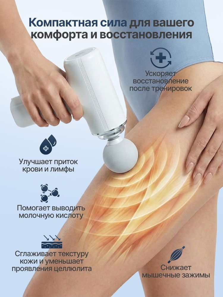 Перкуссионный массажер для тела, шеи и спины DFC YESOUL