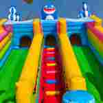 Коммерческий надувной батут с горкой «В гостях у моря 2» 9*5*5 м