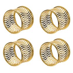 GAEM Набор из 4-х колец для салфеток, L11 W4,5 H11 см