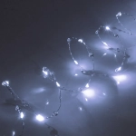 Гирлянда для дома НИТЬ «Льдинка» 5 м 50 ламп LED, 8 реж,IP-20, Белый